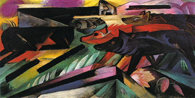 Wolves Balkan War Franz Marc